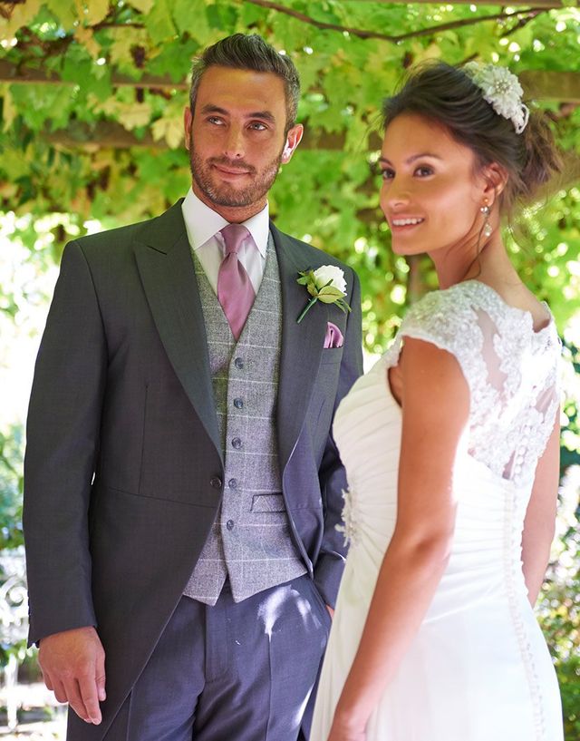 Burford wedding suit from the Isobels hire collection