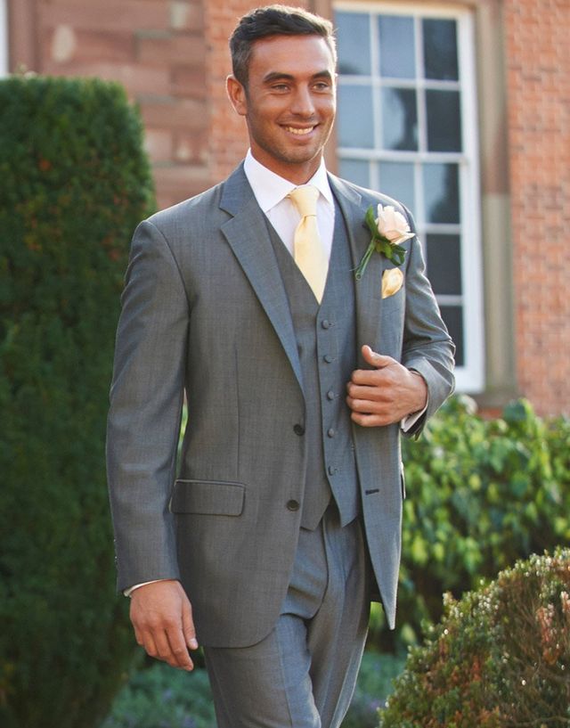 Claverley wedding suit from the Isobels hire collection