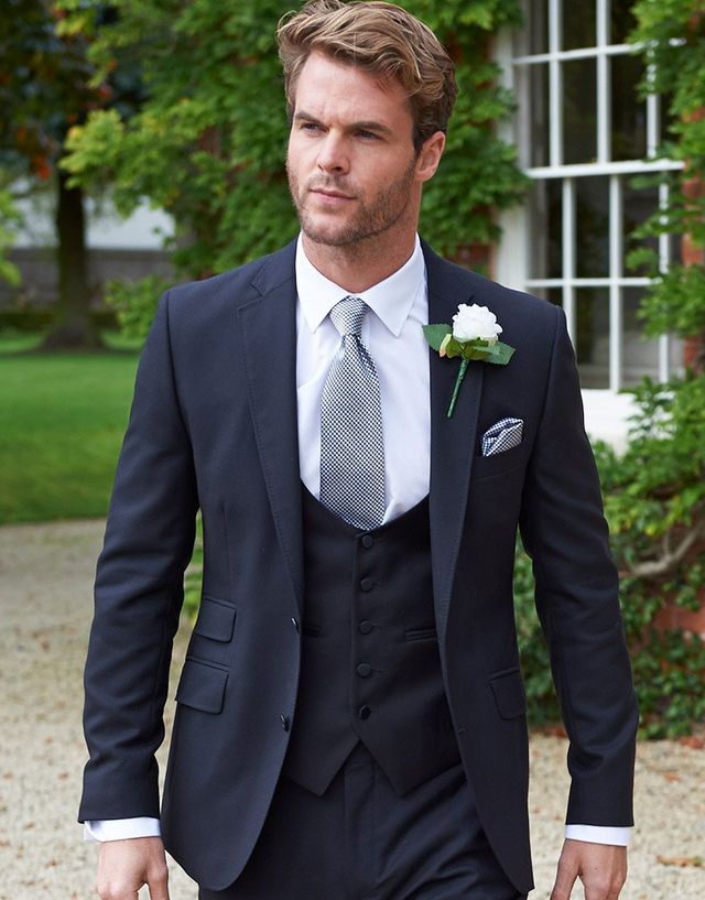 Coalport wedding suit from the Isobels hire collection