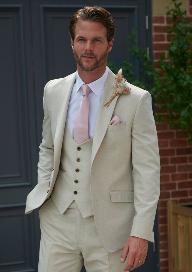 Florence wedding suit from the Isobels hire collection