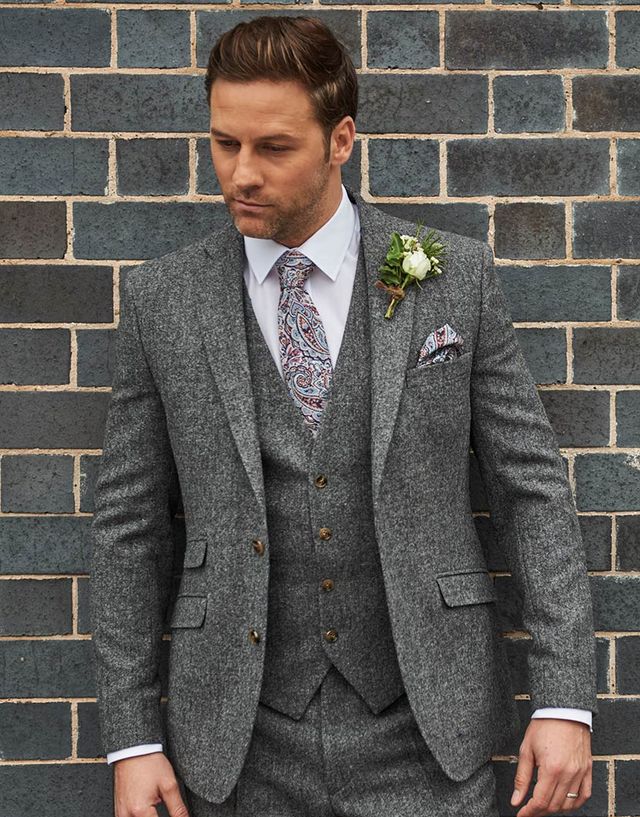 Grafton wedding suit from the Isobels hire collection