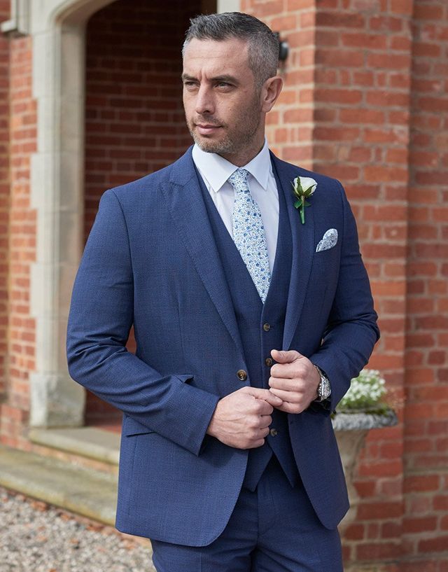 Hadley wedding suit from the Isobels hire collection