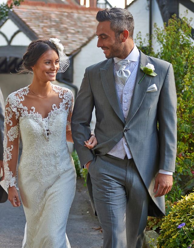 Hinstock wedding suit from the Isobels hire collection
