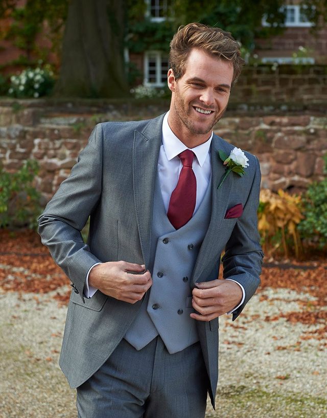 Knighton wedding suit from the Isobels hire collection