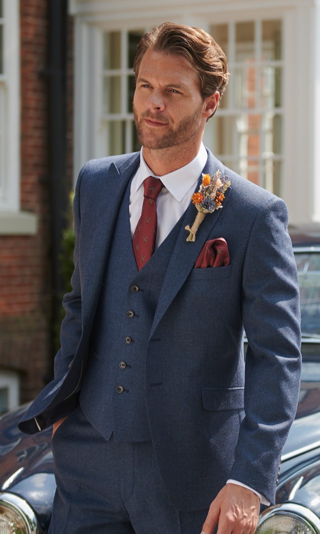 Mytton wedding suit from the Isobels hire collection