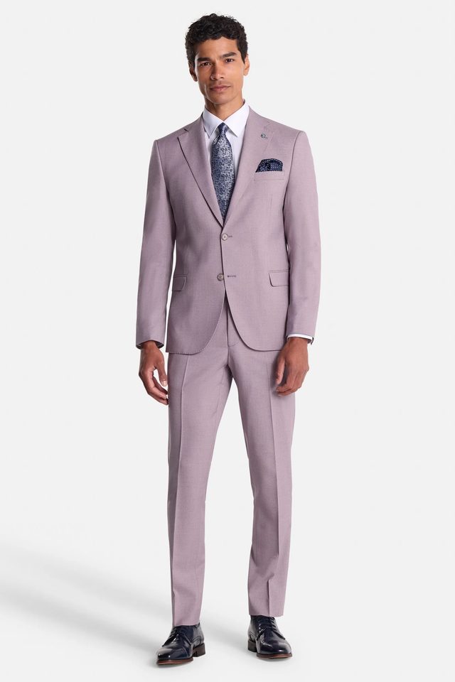 Albert wedding suit in blush by Benetti, to buy at Isobels