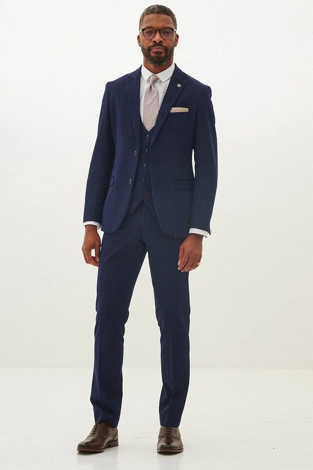 Bromley wedding suit in navy by Marc Darcy, to buy at Isobels