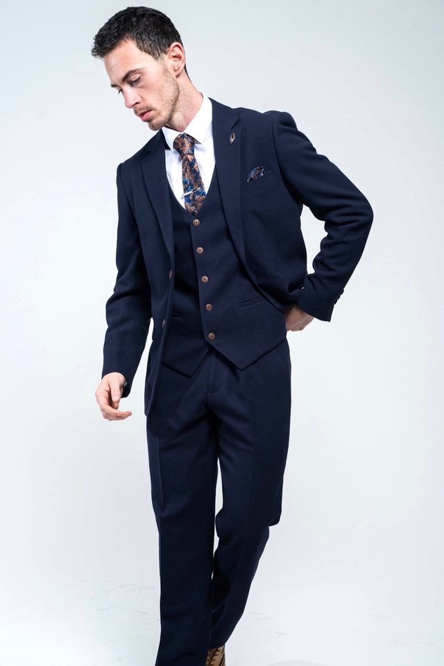 Charlton wedding suit in navy by Charles Grey, to buy at Isobels