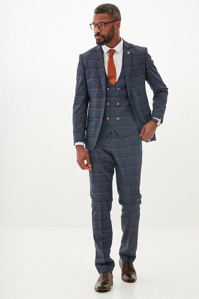 Jenson wedding suit in marine by Marc Darcy, to buy at Isobels