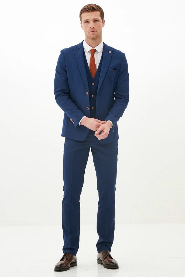 Max wedding suit in royal by Marc Darcy, to buy at Isobels